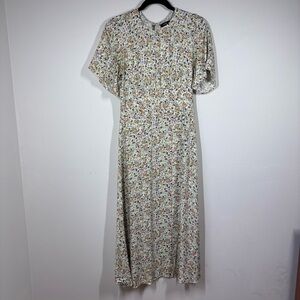 AFRM Womens S Ditsy Floral Dress Cottagecore Peasant Feminine Prairie Romantic